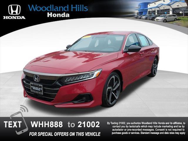 used 2021 Honda Accord car, priced at $23,888