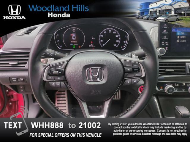 used 2021 Honda Accord car, priced at $23,888