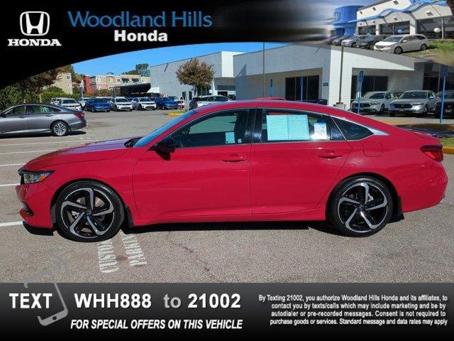 used 2021 Honda Accord car, priced at $24,388