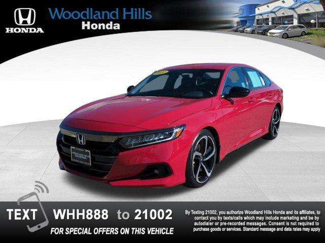 used 2021 Honda Accord car, priced at $24,388