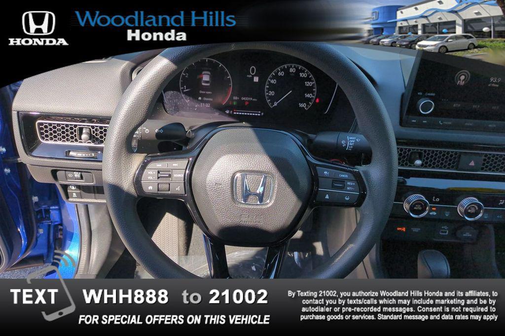 used 2022 Honda Civic car, priced at $21,388