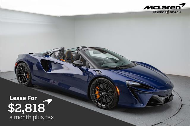 new 2025 McLaren Artura car, priced at $324,096