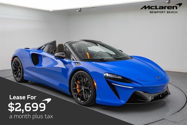 new 2025 McLaren Artura car, priced at $329,848