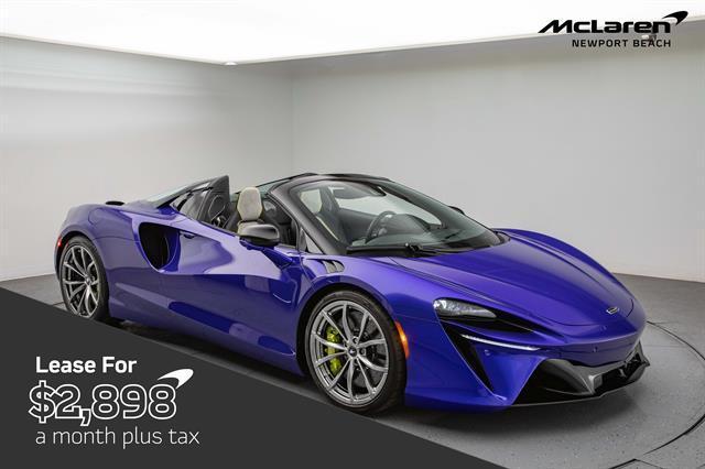 new 2025 McLaren Artura car, priced at $322,750
