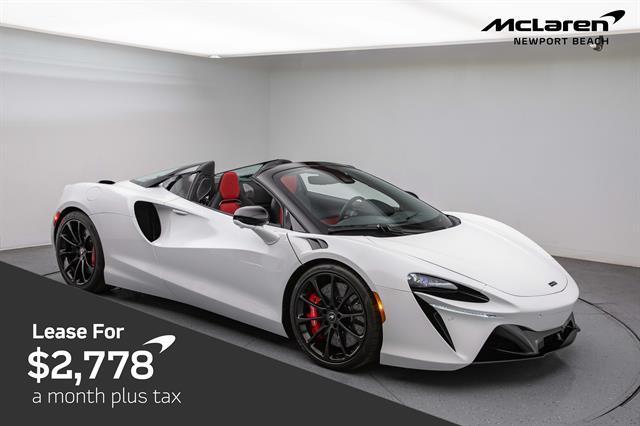 new 2025 McLaren Artura car, priced at $314,058