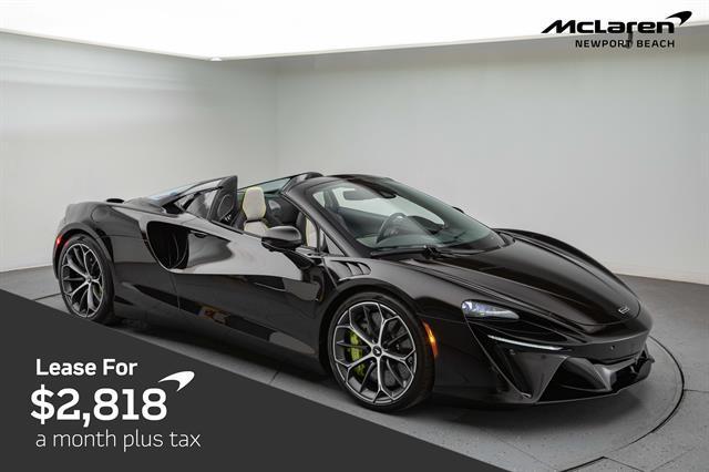 new 2025 McLaren Artura car, priced at $316,808