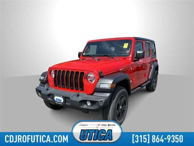 used 2021 Jeep Wrangler Unlimited car, priced at $34,395