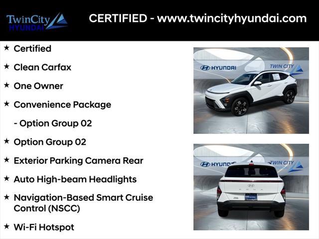 used 2024 Hyundai Kona car, priced at $24,134