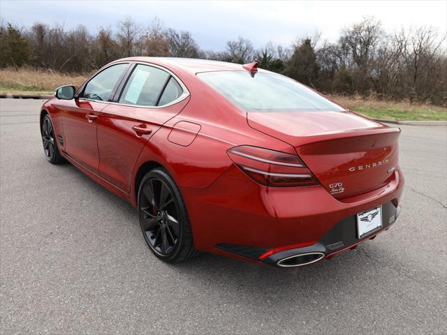 used 2022 Genesis G70 car, priced at $36,678