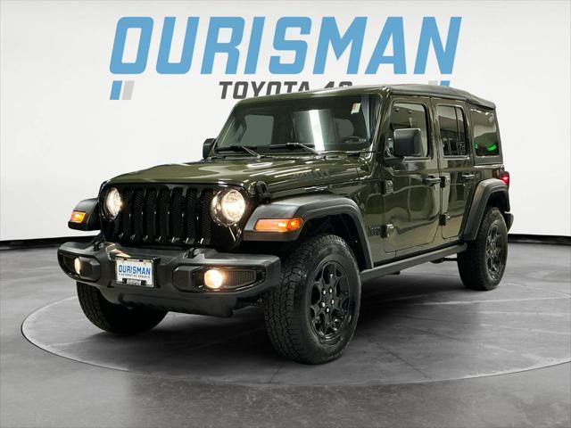 used 2022 Jeep Wrangler Unlimited car, priced at $29,500