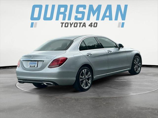used 2021 Mercedes-Benz C-Class car, priced at $25,500