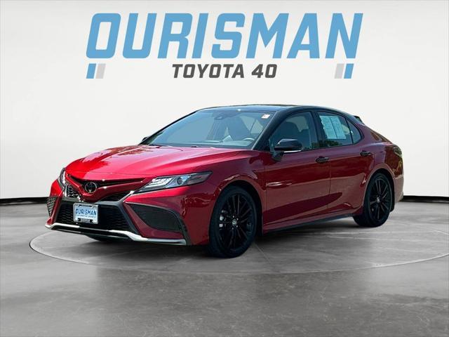 used 2021 Toyota Camry car, priced at $28,000