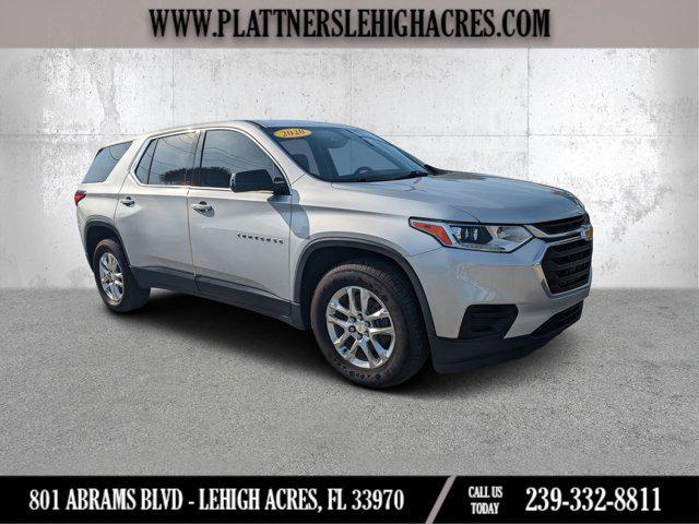 used 2020 Chevrolet Traverse car, priced at $17,934
