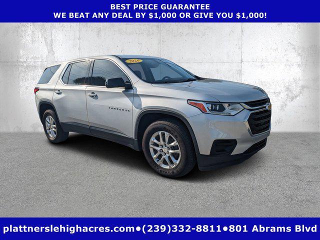 used 2020 Chevrolet Traverse car, priced at $17,984