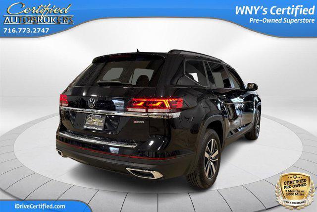 used 2021 Volkswagen Atlas car, priced at $25,500