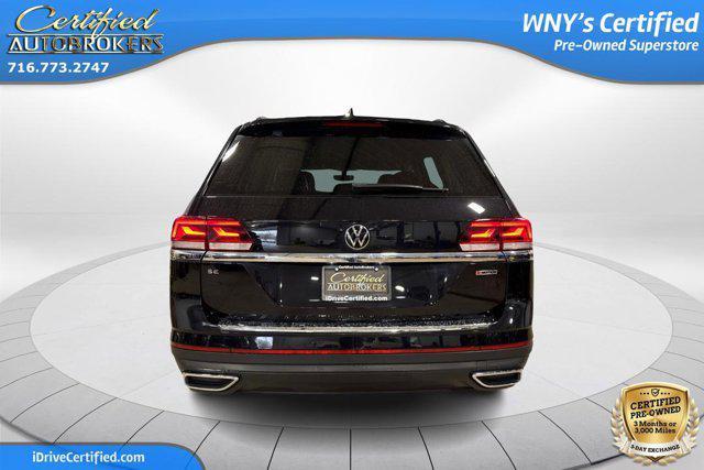 used 2021 Volkswagen Atlas car, priced at $25,500