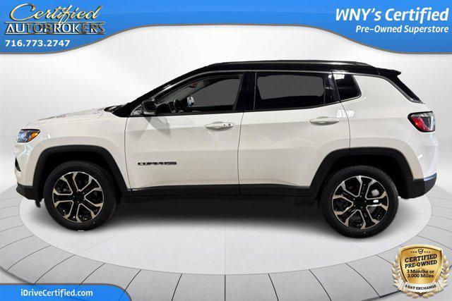 used 2022 Jeep Compass car, priced at $22,455