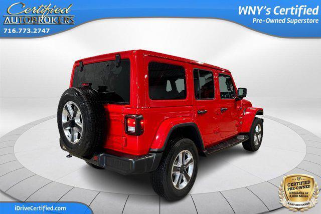 used 2021 Jeep Wrangler Unlimited car, priced at $31,200