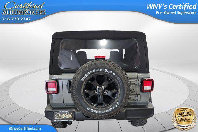 used 2021 Jeep Wrangler car, priced at $29,200