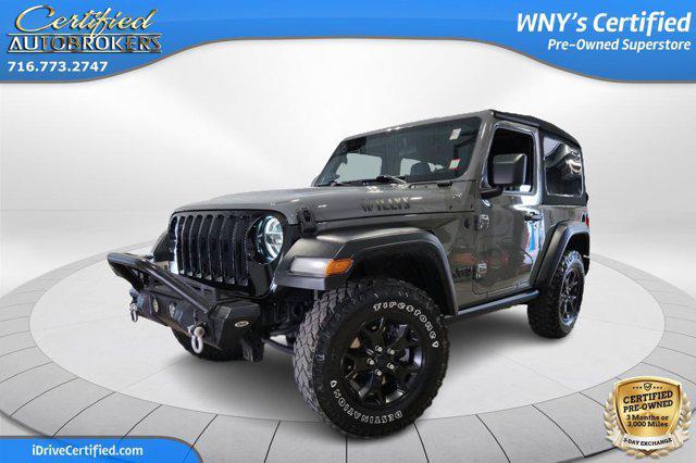 used 2021 Jeep Wrangler car, priced at $29,200