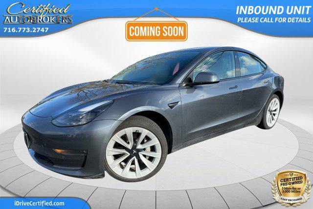 used 2022 Tesla Model 3 car, priced at $25,995