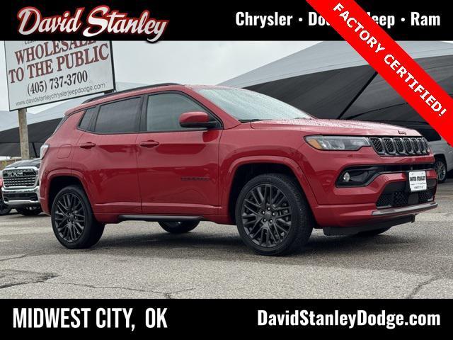 used 2023 Jeep Compass car, priced at $21,450