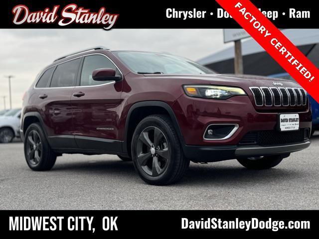 used 2019 Jeep Cherokee car, priced at $18,988