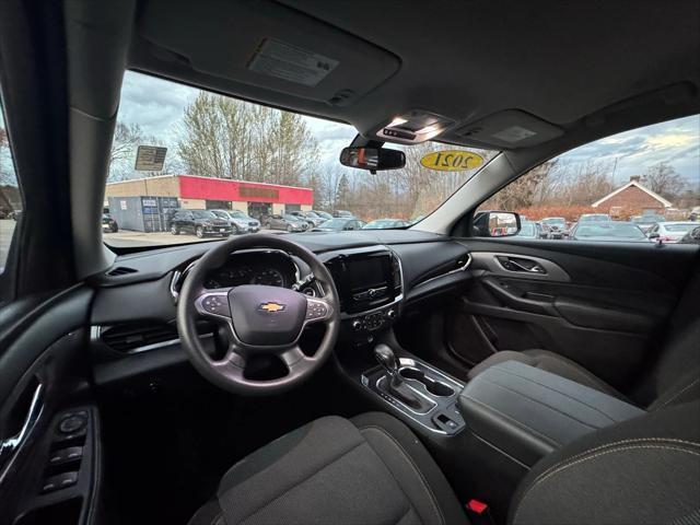 used 2021 Chevrolet Traverse car, priced at $24,977