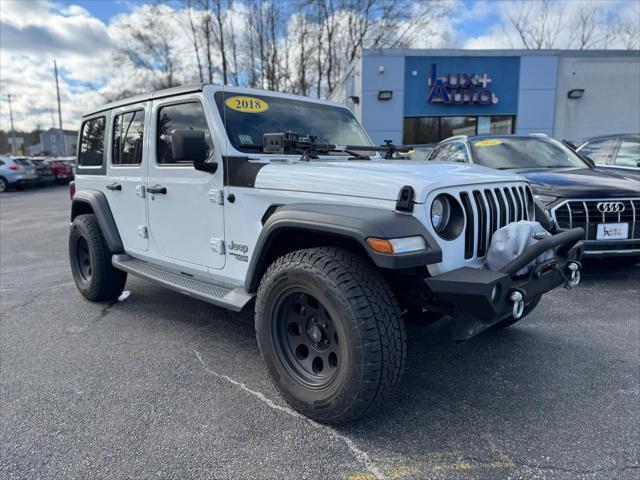 used 2018 Jeep Wrangler Unlimited car, priced at $23,977