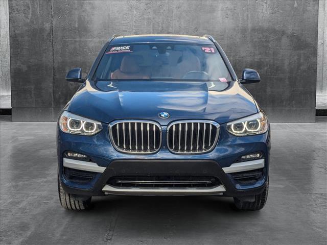 used 2021 BMW X3 car, priced at $32,000