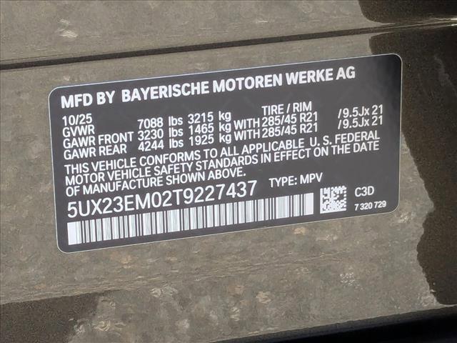 new 2026 BMW X7 car, priced at $99,665