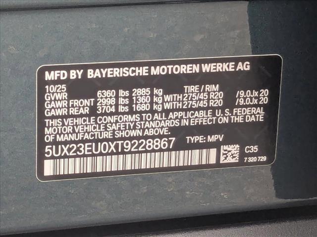 new 2026 BMW X5 car, priced at $76,550