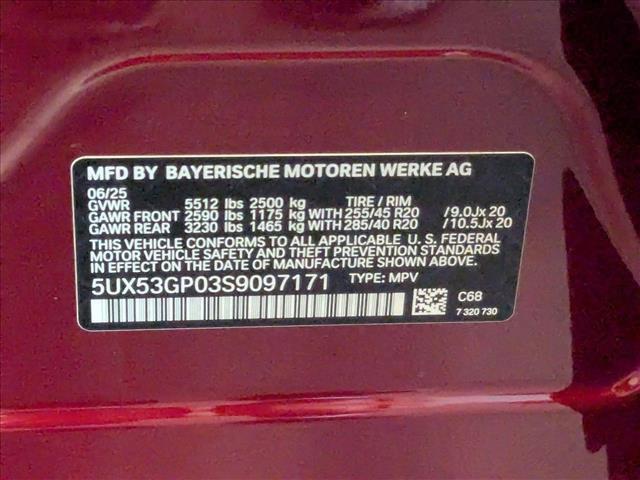 new 2025 BMW X3 car, priced at $57,710