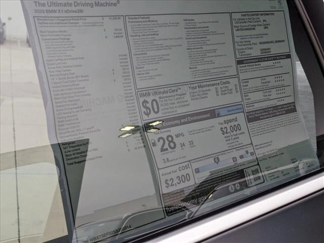 used 2025 BMW X1 car, priced at $47,015