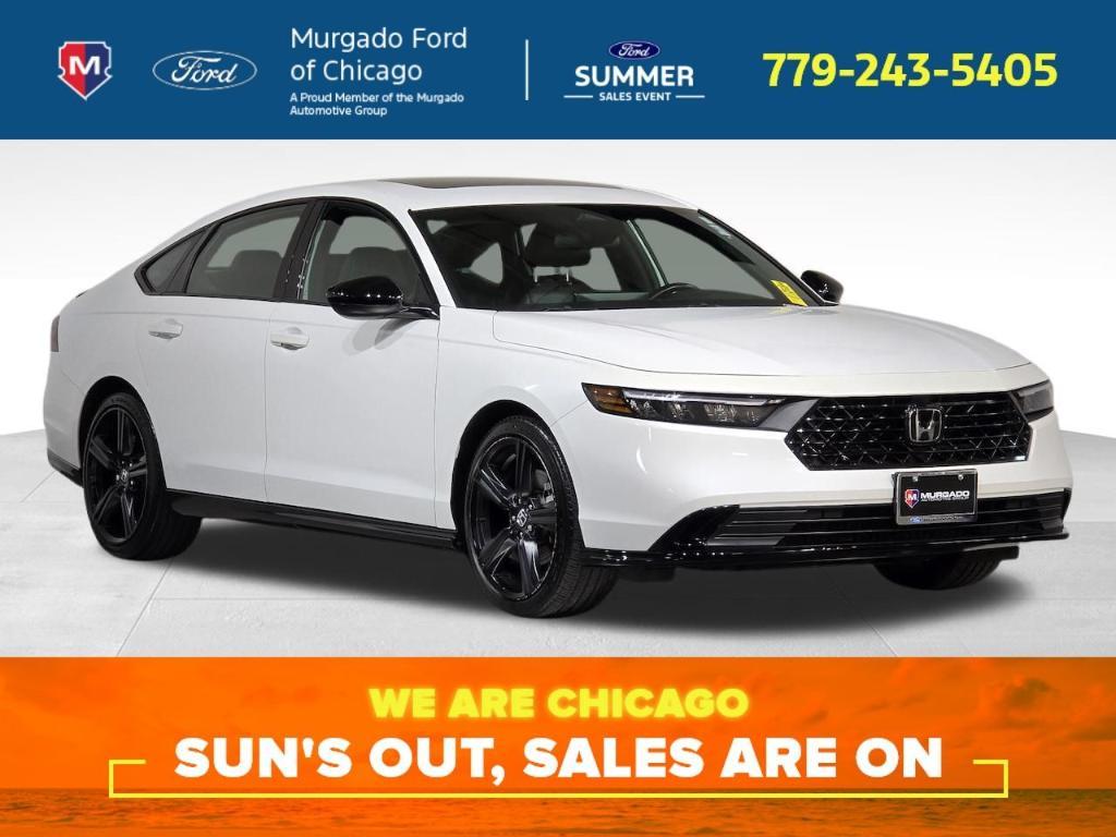 used 2023 Honda Accord Hybrid car, priced at $30,838