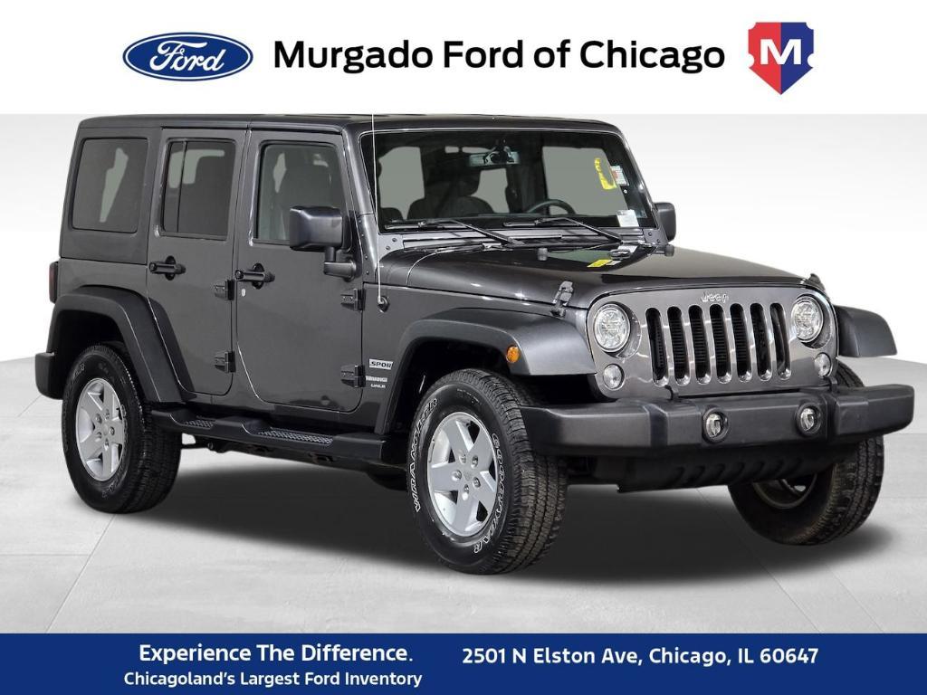 used 2018 Jeep Wrangler JK Unlimited car, priced at $21,836