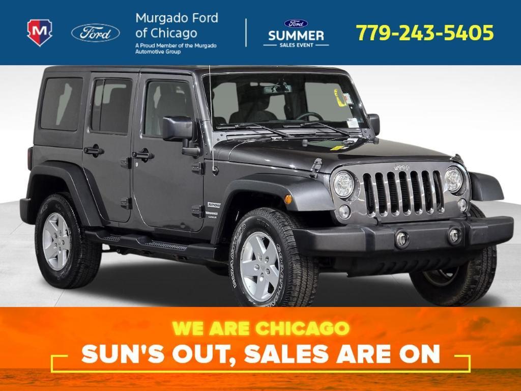 used 2018 Jeep Wrangler JK Unlimited car, priced at $21,164