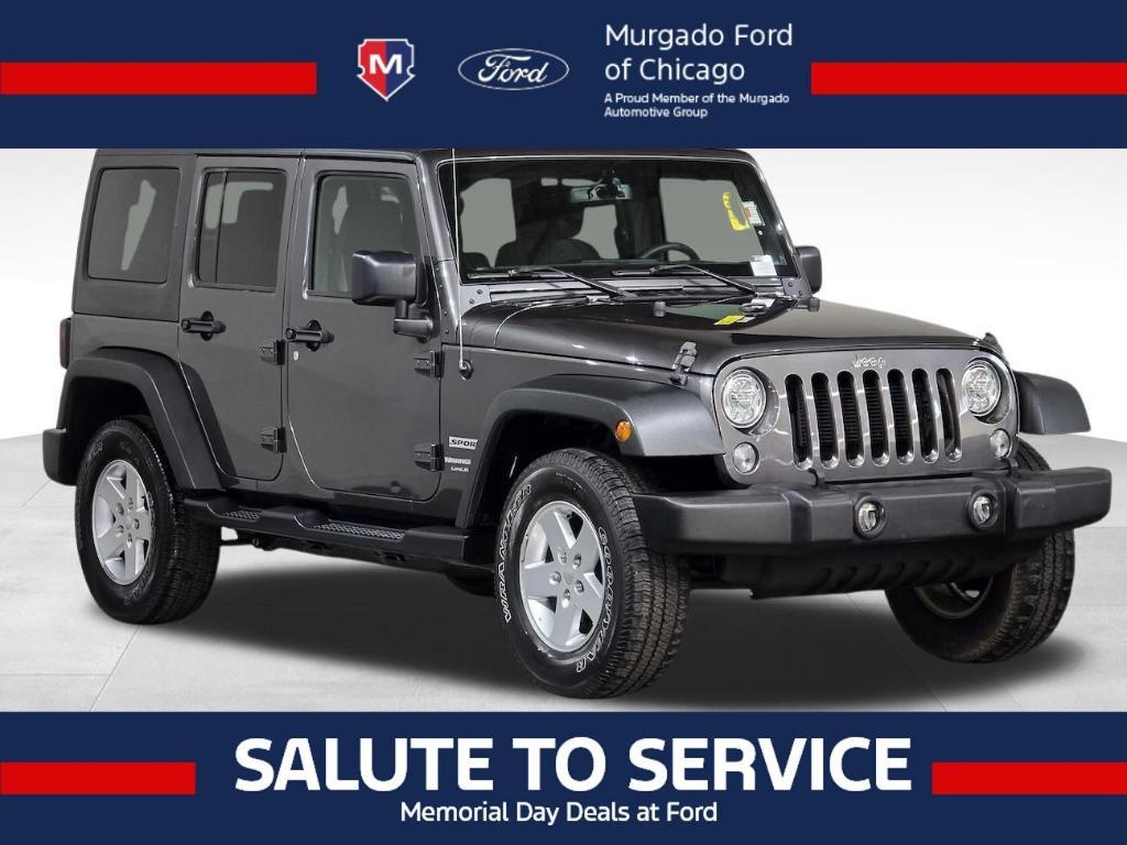 used 2018 Jeep Wrangler JK Unlimited car, priced at $23,175