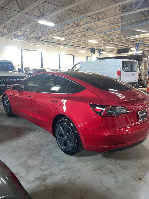used 2022 Tesla Model 3 car, priced at $27,499