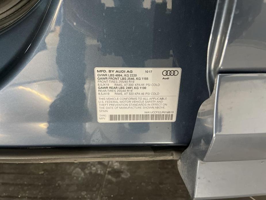 used 2018 Audi Q3 car, priced at $17,500