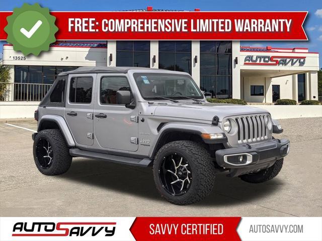 used 2021 Jeep Wrangler Unlimited car, priced at $25,500