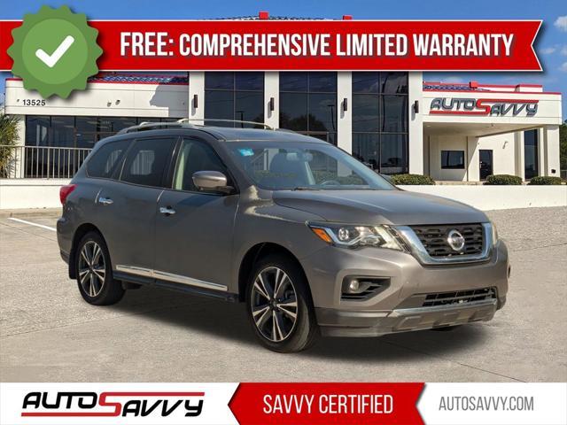 used 2019 Nissan Pathfinder car, priced at $19,500