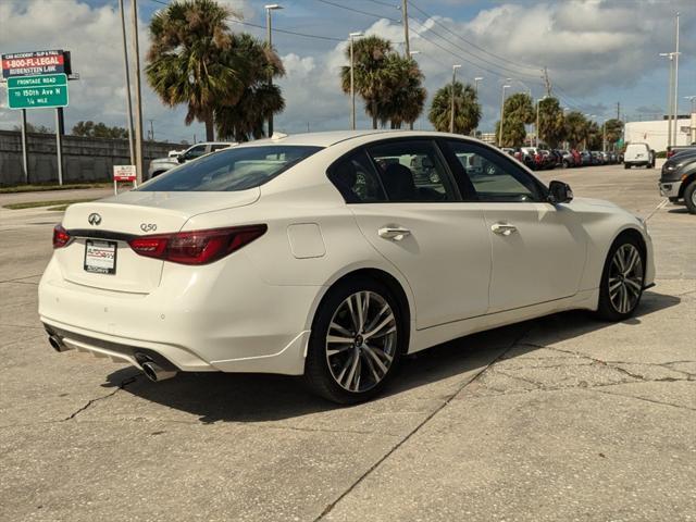 used 2023 INFINITI Q50 car, priced at $28,000