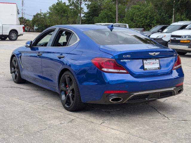 used 2021 Genesis G70 car, priced at $25,400