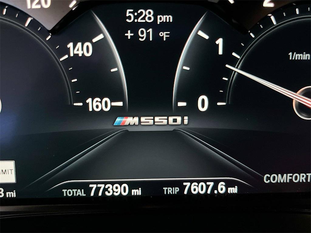 used 2019 BMW M550 car, priced at $28,600