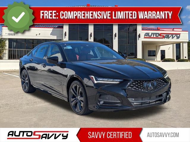 used 2023 Acura TLX car, priced at $31,200