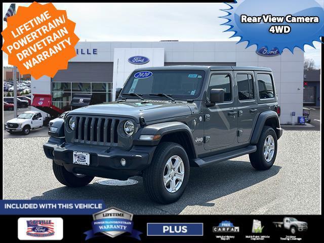 used 2020 Jeep Wrangler Unlimited car, priced at $31,989