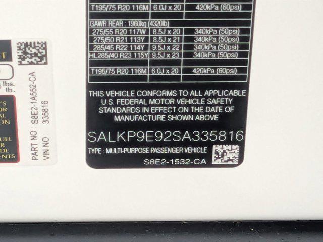 new 2025 Land Rover Range Rover car, priced at $156,800