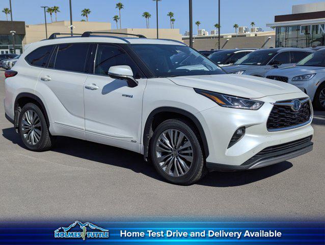 used 2021 Toyota Highlander Hybrid car, priced at $38,789