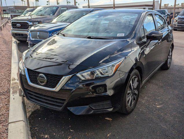 used 2021 Nissan Versa car, priced at $14,999